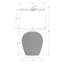 Lighting, H 25 po, lampe de table, rotin, abat-jour, transitionnel