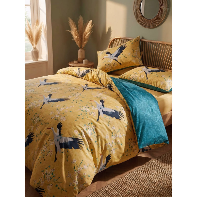 Polyester Abstract Duvet Cover Set with Pillowcases Included, Single - 1 Standard Pillowcase