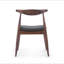 Ensemble de 2 chaises de salle à manger en bois d'hévéa avec dossier ergonomique et coussins de confort (même SKU: 59296.00F)-1134872282