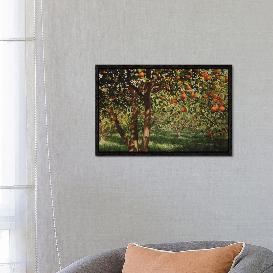 Silence Under The Oranges II, 2012 von Angus Hampel - Galerie-verpackte Leinwand Giclée auf Leinwand