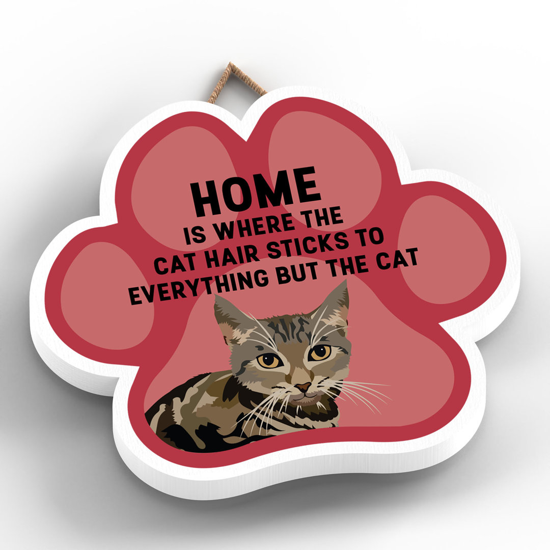 Cat 12 Home Cat Hair Sticks To Everything Wall Décor