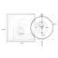 Horloges murales abstraites gris clair-129459548-129459546