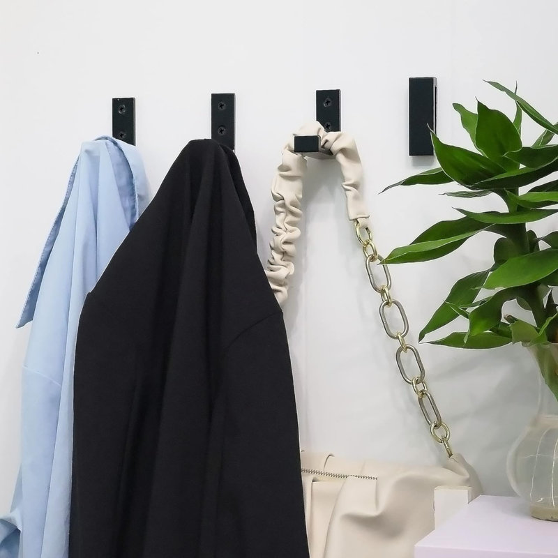 Pemberley Aluminium Wall Wall Hook, Black