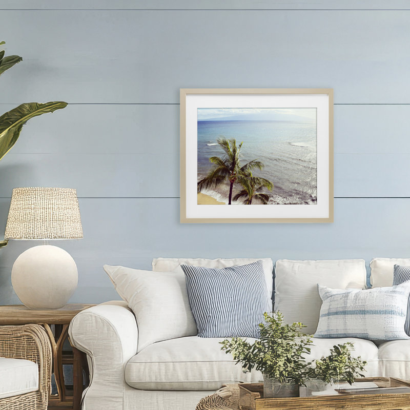 «Happy Soul Palm Coast», reproduction d'art sous verre encadrée par Natalie Carpentieri, H 17 po x l 21 po