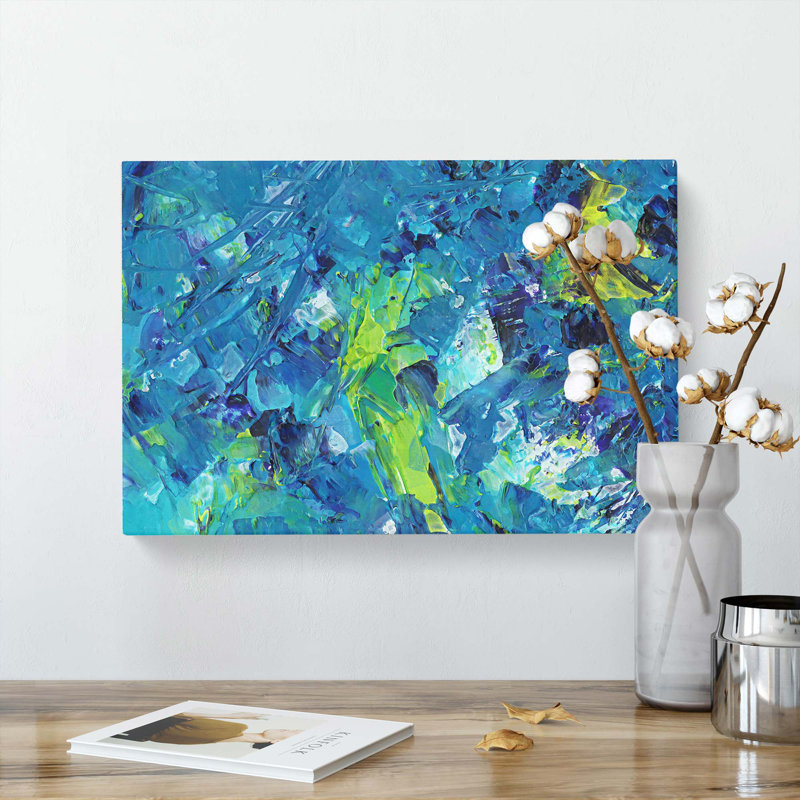 Way of Life in Abstract - Wrapped Canvas Painting Print, 50cm H x 76cm W x 3cm D