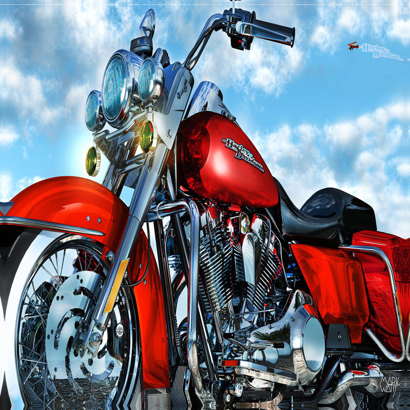 Ensemble de housse de couette DiaNoche en microfibre par Mark Watts - Road King