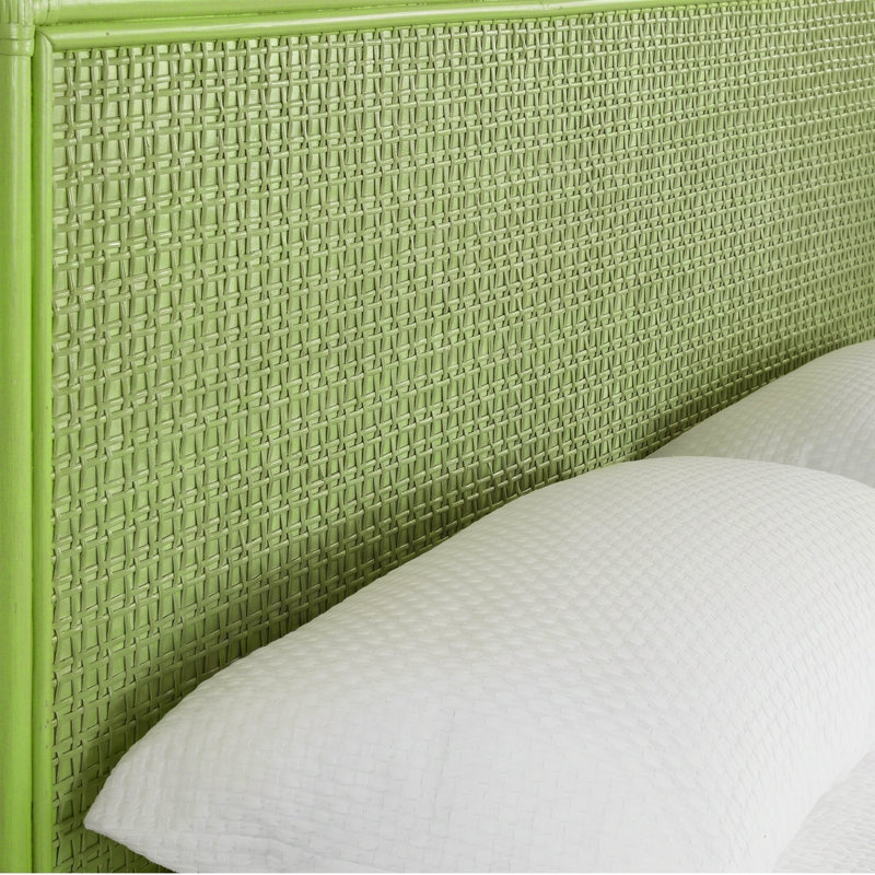 Naples Low Profile Standard Bed, King, Sea Glass