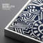 «Geometric Line Tribal Inspired Abstract Geometric Shapes - Floater Frame», impression sur toile-63277666-63277664