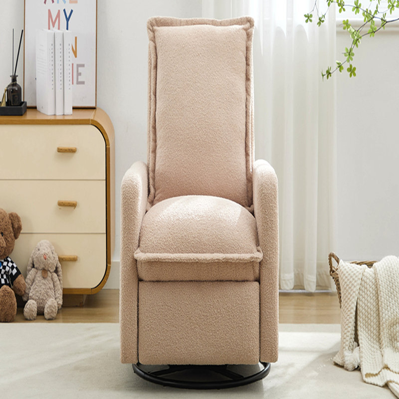 Fauteuil inclinable pivotant à bascule, fauteuil inclinable à bascule oscillant, fauteuil à bascule pour chambre à coucher, peluche