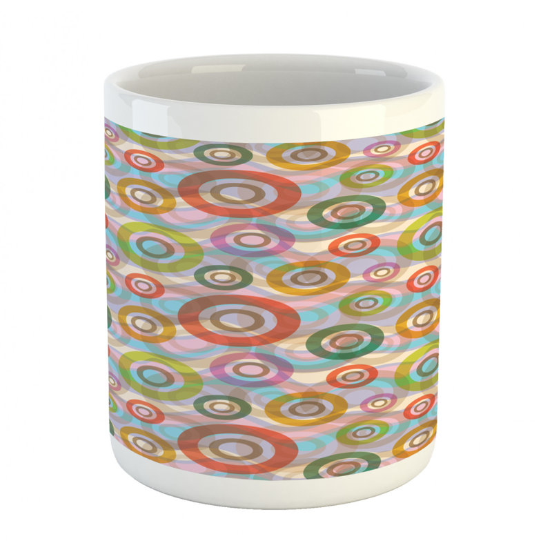 Grande tasse à café circulaire