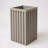 Square Grove Column Planter - Grey Brown