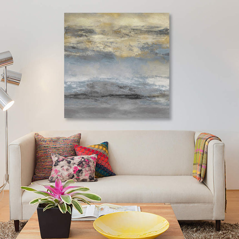« terra », reproduction sur toile, H 12 po x l 12 po x P 0,75 po, Pas de tapis, Toile tendue