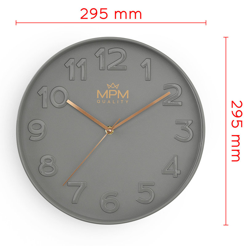 Wall Clock, Grey