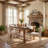 Upholstered Dining Chair with Metal Legs-148177369