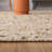 Sisco Hand Woven Wool/Cotton Abstract Rug in Beige-999936338
