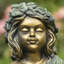 Statue de jardin fée en magnésium assise