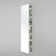 M Series Recessed Framed 1 Door Medicine Cabinet with 7 Adjustable Shelves and LED Lighting