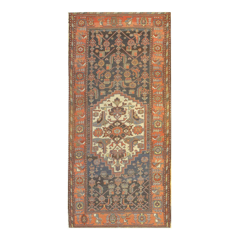Oriental Area Rug in Navy Blue