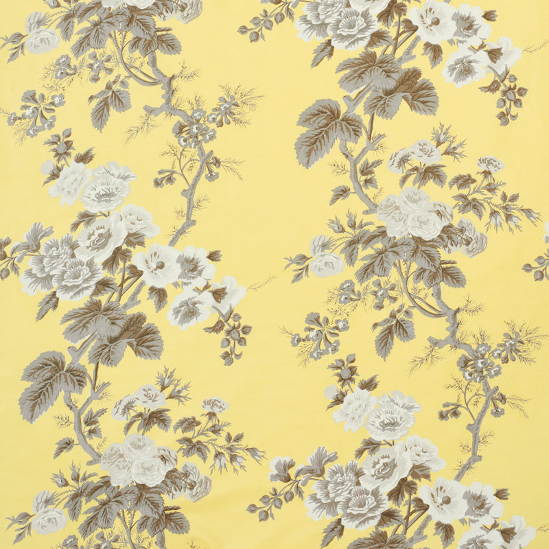 Tissu Pyne Hollyhock, Bouton d'or