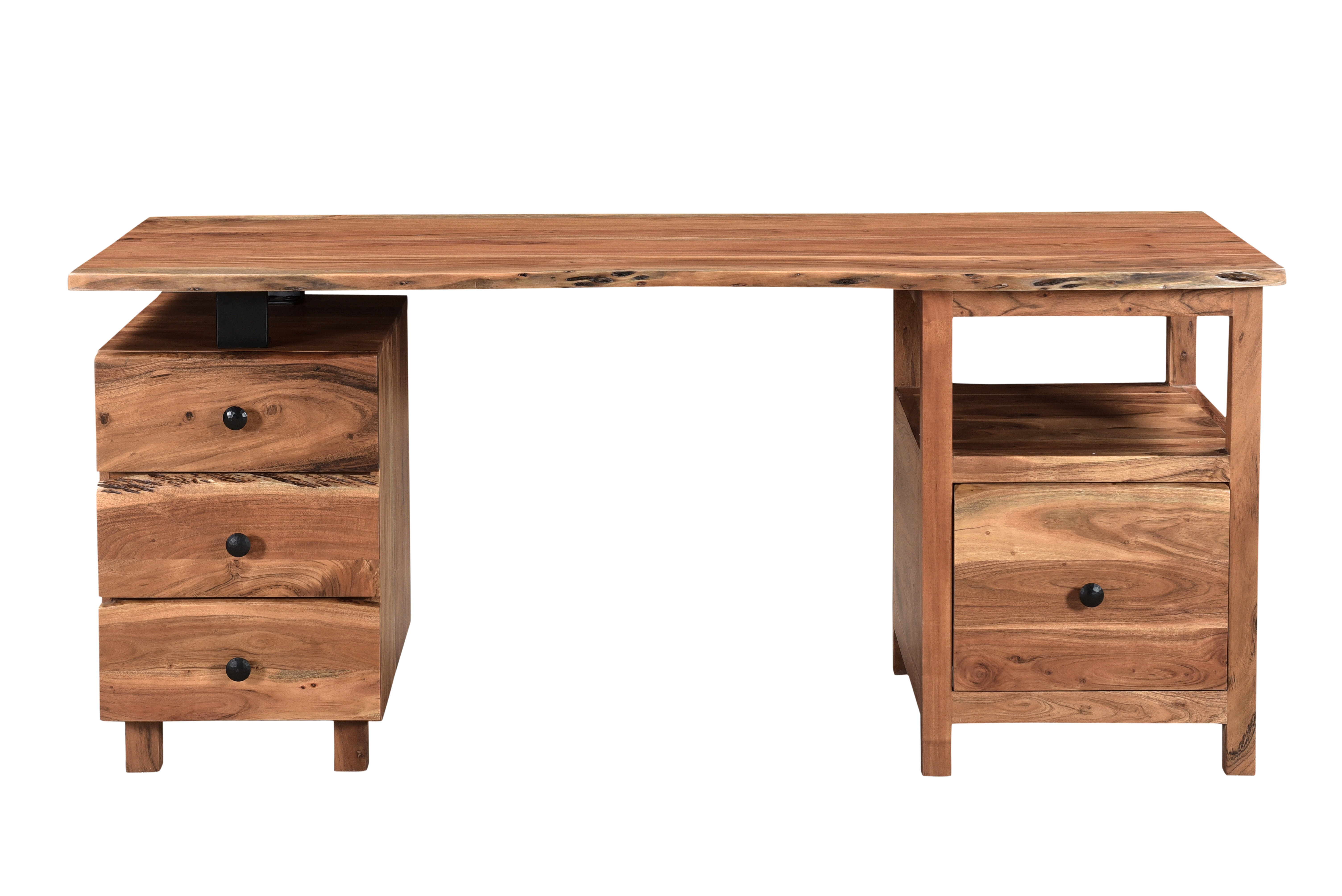 Loon Peak® Finneytown Solid Wood Desk | Wayfair