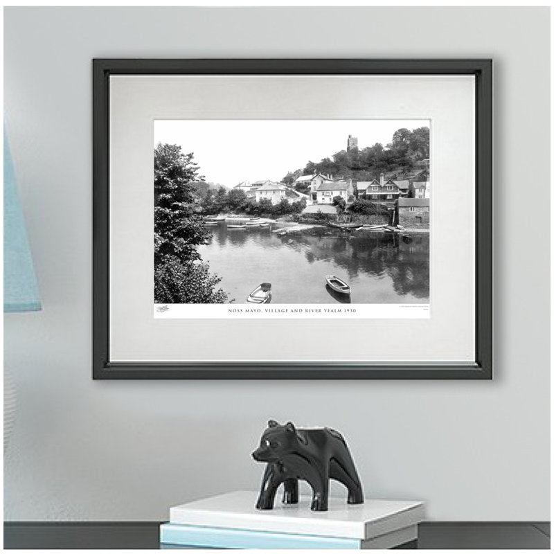 Noss Mayo, Village And River Yealm 1930 by Francis Frith - Single Picture Frame Print, 40cm H x 50cm W