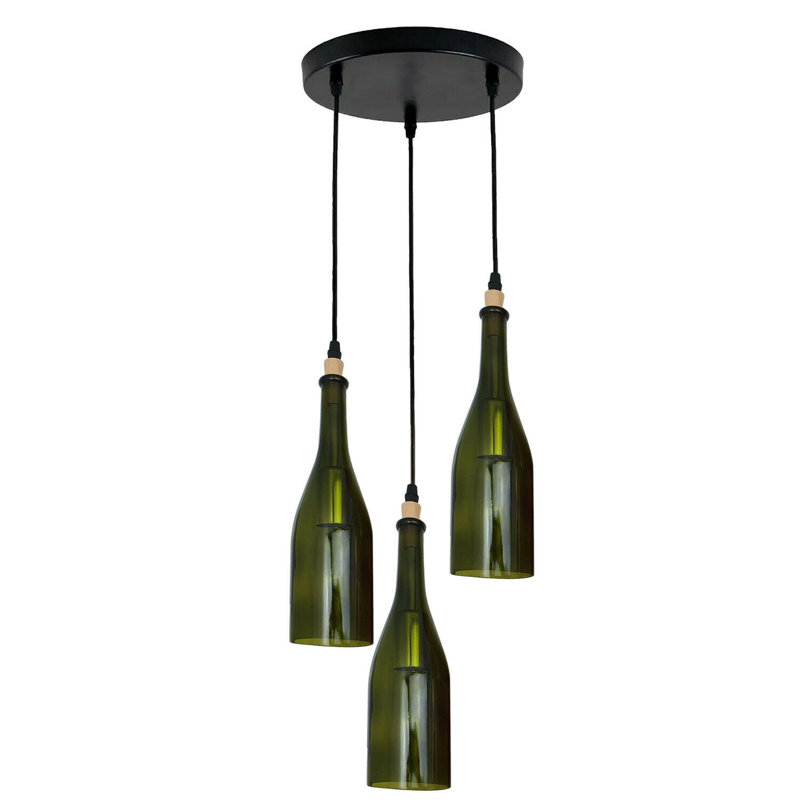 Carlee 3 - Light Cluster Pendant, Green