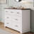 Rotan Modern 7-Drawer Double Dresser, Light Wood Chest of Drawers Storage Tower Storage for Living Room, Bedroom-1342966521