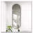 63" x 20" Oval Full-Length Mirror-1318925325