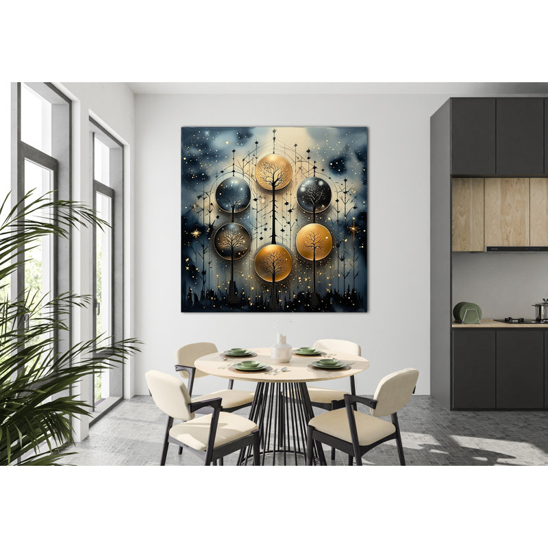 Stellar Symphony, 24" H x 24" W