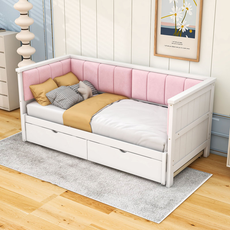 Daybed with 2 Storage Drawers and Trundle