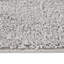 Rug Grey Polypropylene 120 X 120 Cm Non-Slip Area Rug Square-2089680998