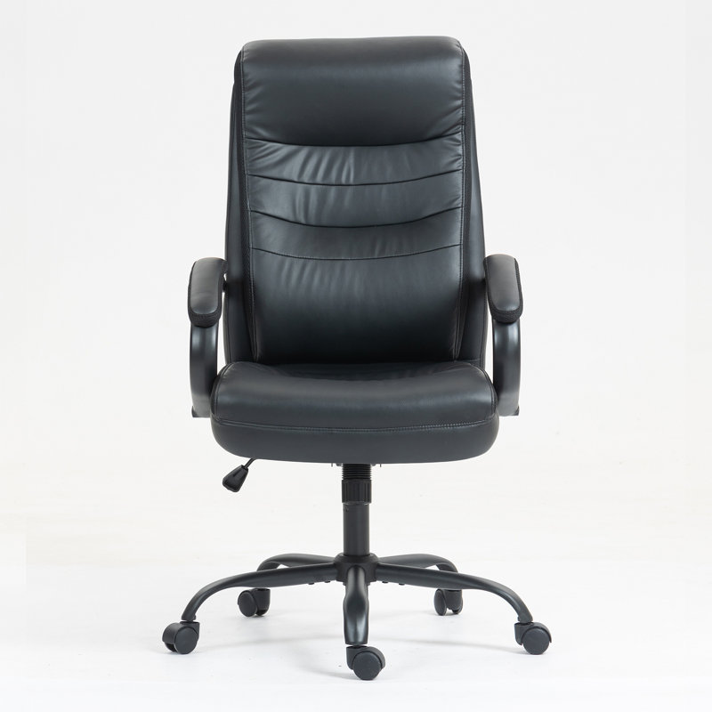 Chaise de bureau en polyuréthane à haut dossier: 9131HJ-PU-KD