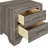 Funston Brown Oak 2-drawer Nightstand Bedside Table