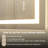 Gold Tempered Mirror with LED Light-1521509106