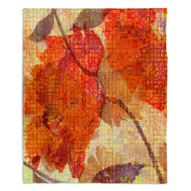 Hand Woven Throw Blanket, 68" W x 80" L