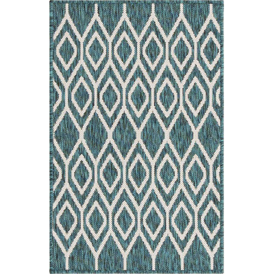 Geometric Indoor / Outdoor Area Rug