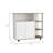 Benton 4-Shelf Kitchen Island Light Oak And White