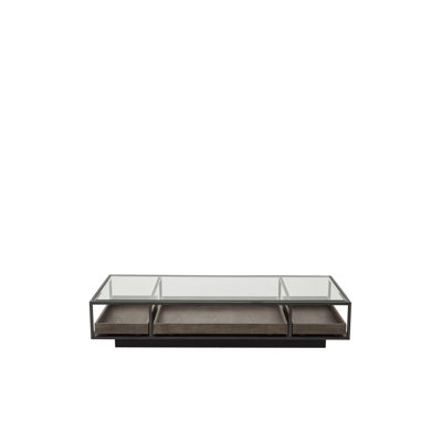 Roxton Glass Top Single Coffee Table