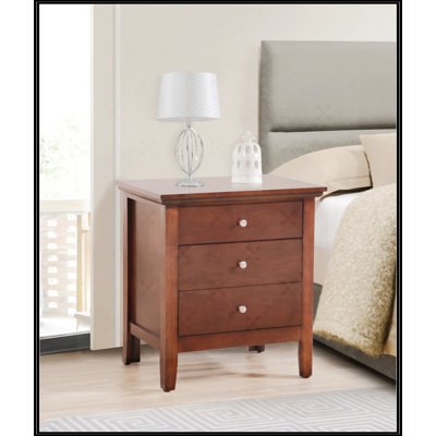 Table de chevet 3 tiroirs Hammond