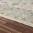 Ambrose Traditional Floral Ivory/Blue Hand-Tufted 100% Wool Indoor Area Rug-714121730
