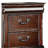 Traditional Style Cherry 1pc Nightstand Only Solid wood 2-Drawers Hidden Top Drawer Intricate Accents Bedside Table Bedroom