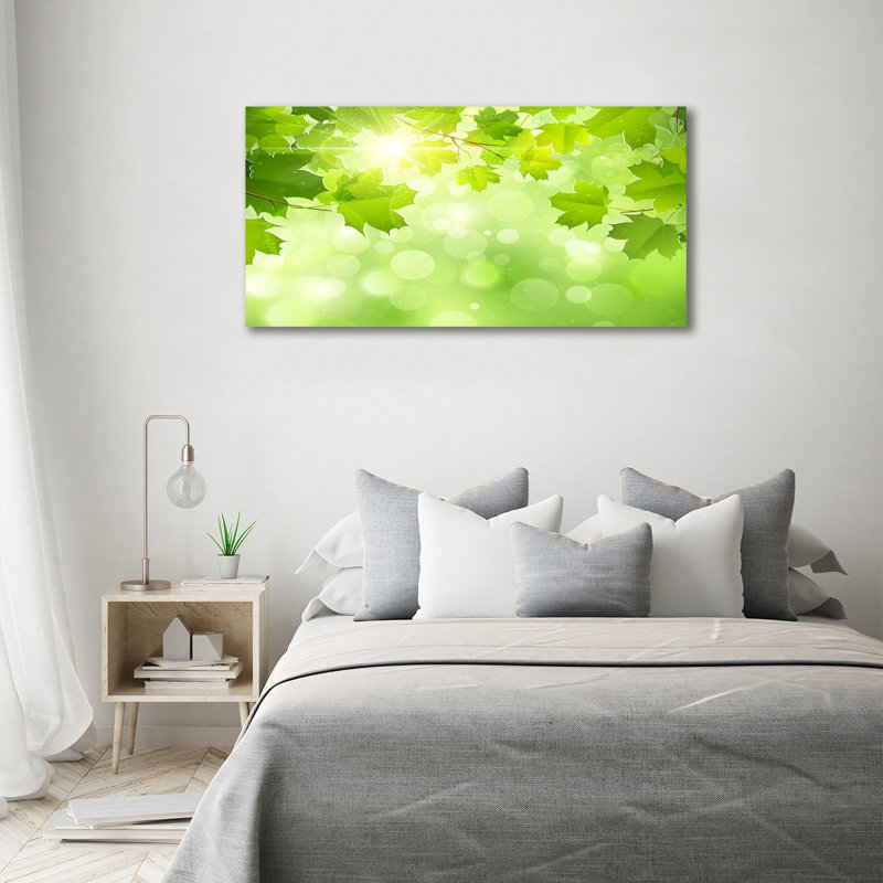 Chestnut Leaves - Wrapped Canvas Print