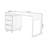 Walnut Rectangle Solid Wood Desks-276197749