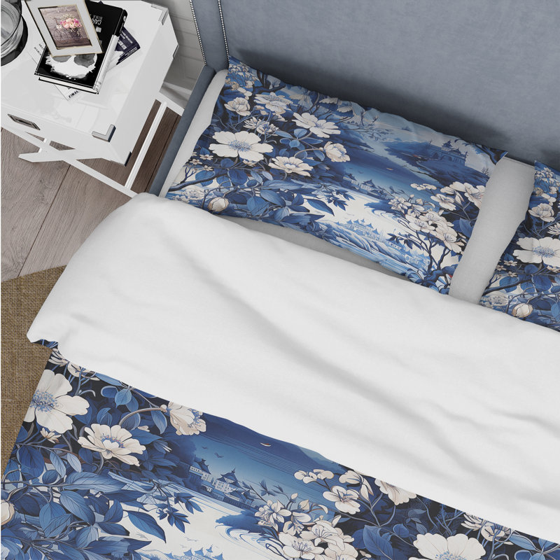 Ensemble de housse de couette noir et blanc, Housse de couette pour très grand lit et 2 très
