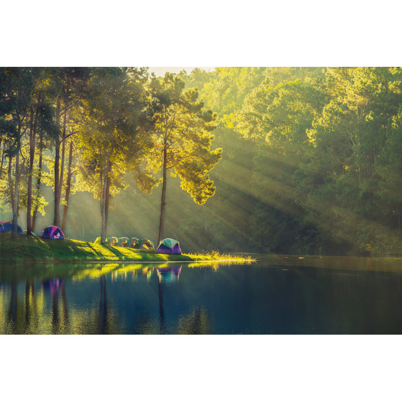 Ely Pang Ung Reservoir - Wrapped Canvas Print, 30cm H x 46cm W x 3.8cm D