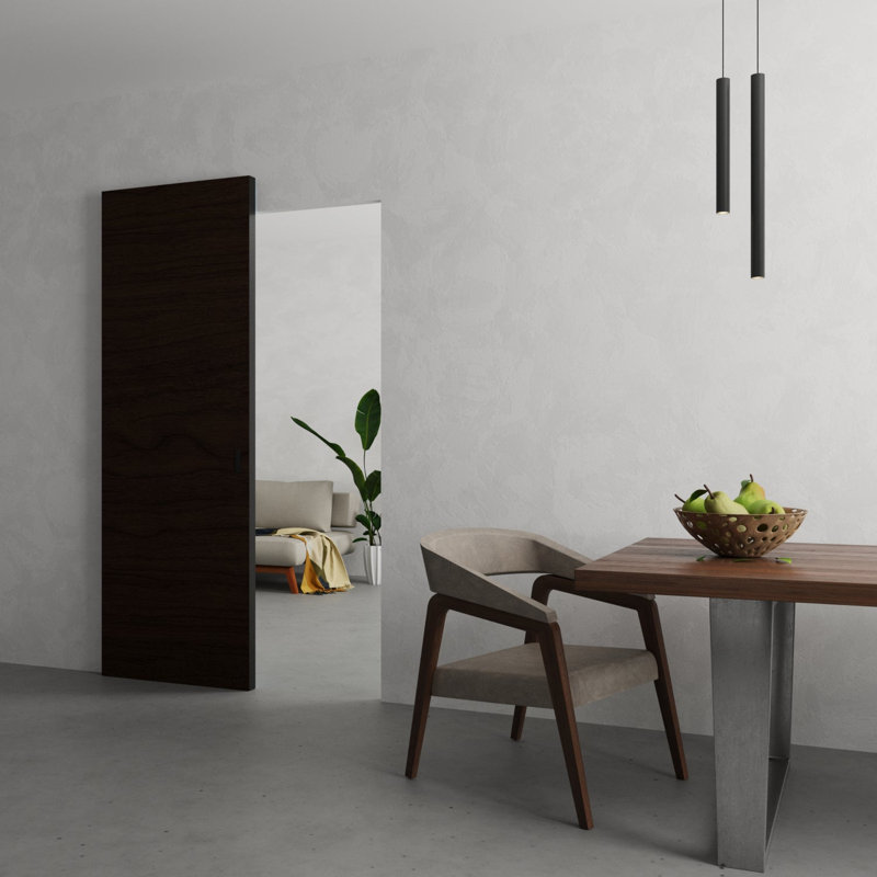 Grange cachée avec bords noirs | Planum 0010, 32 po x 84 po, Noce