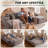 Boneless 134”Sectional Cloud Boneless Sofa Cloud Couch for Living Room, U Shaped Comfy Cordury Couch with Double Lounge Chair, Modern Deep Seat Minimalism Sofa for Home Furniture, No Assembly Required-1675245300