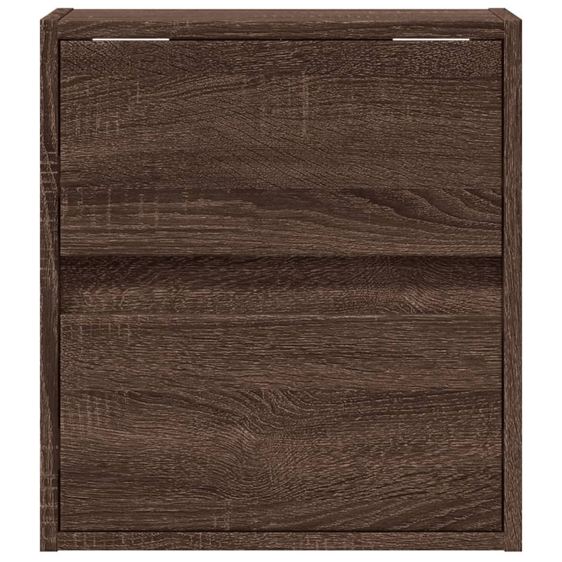Coenraad 41cm W Bedside Table, Brown Oak
