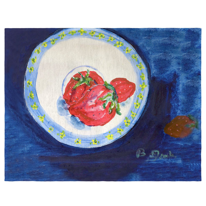 Ensemble de 4 napperons Strawberry