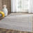 Arria Hand Woven Cotton Denim/0.4 Jute Rug in Natural/Blue-82593348
